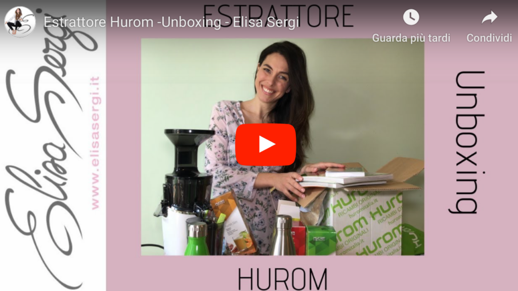 Unboxing Estrattore Elisa Sergi