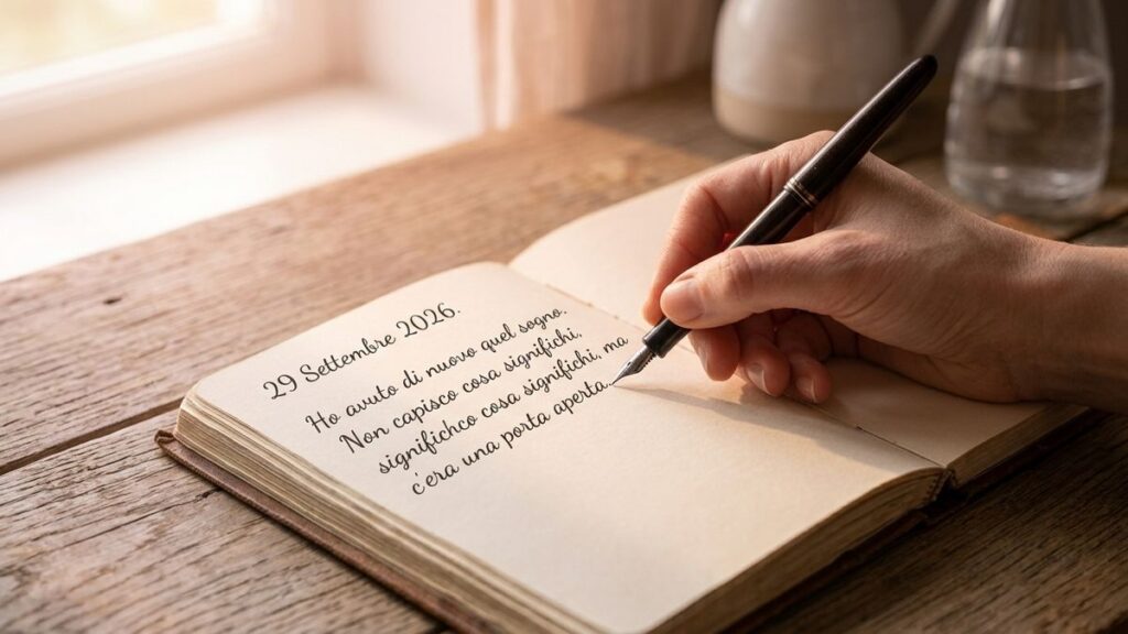 diario dei sogni 